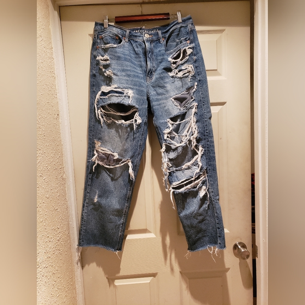 American Eagle bandana print patches, size 12